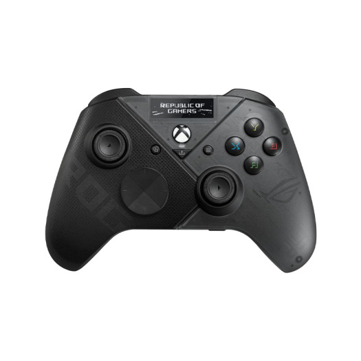 ASUS ROG Raikiri Pro OLED Display, tri-Mode connectivity, remappable Buttons&triggers, 4 Rear Buttons, Step&Linear triggers, Adjustable Joystick Sensitivity, 3.5mm Jack with ESS DAC, for PC and Xbox